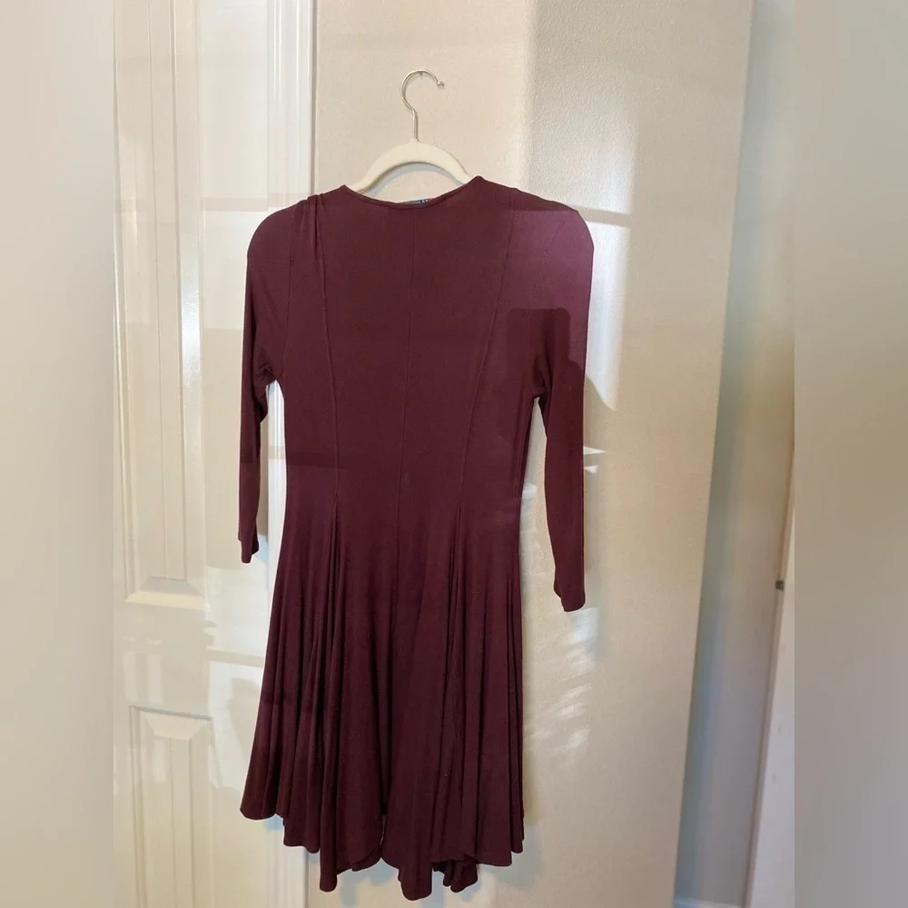 Free People Beach | Burgundy Picnic Mini Dress XS B10